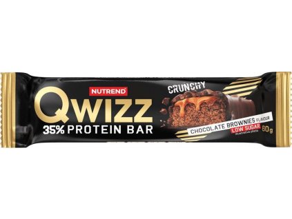 Nutrend QWIZZ protein bar 60 g, čokoládové brownies