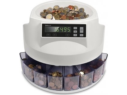 Safescan Třídička a počítačka EUR mincí 1250