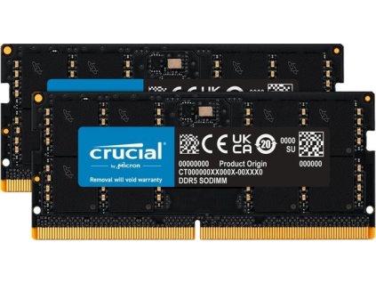 Crucial DDR5 64GB (2x32) 4800MHz CL40 (CT2K32G48C40S5)