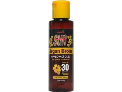 Sun Vital opalovací olej s BIO arganovým olejem SPF 30, 100ml