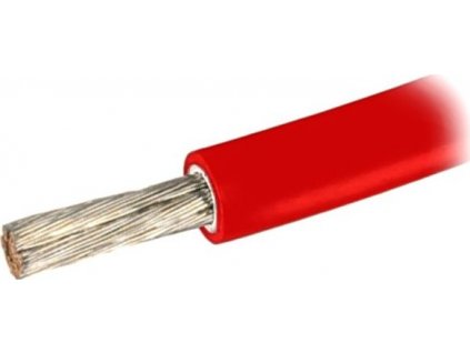 GOOWEI Energy kabel pro zapojení solárních panelů měděný 1x 6mm2, červený