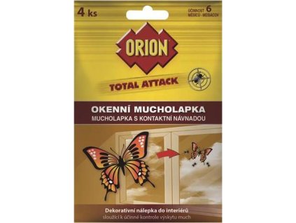 Orion Total Attack okenní mucholapka 4ks