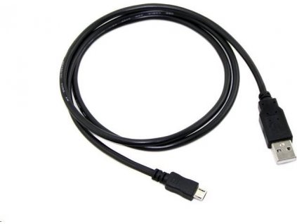 C-TECH USB 2.0 AM/microUSB, 2m, černý