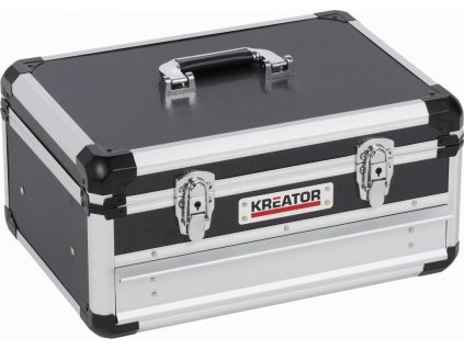Kreator KRT640601B - Hliníkový kufr 430x300x205mm 1 zásuvka