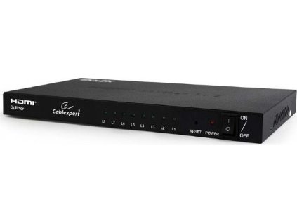 Gembird Cablexpert HDMI splitter, 8 portů