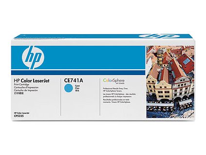 HP CE741A Cyan Toner (7300str.) pro CLJ CP5225 - originální