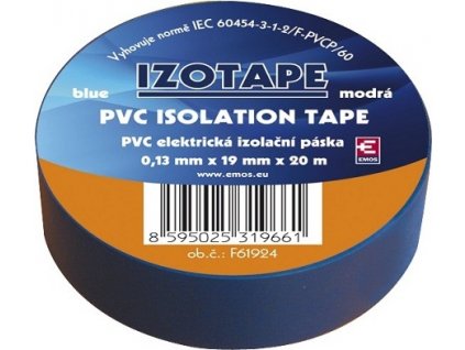 Izolační páska na kabely PVC 19/20 modrá