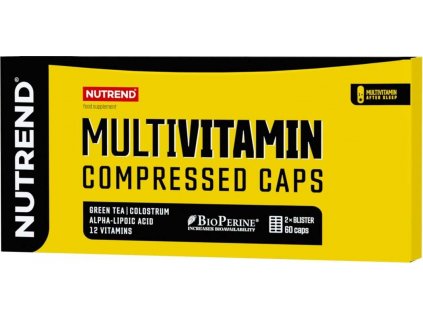 Nutrend MULTIVITAMIN COMPRESSED CAPS, 60 kapslí