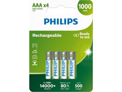 PHILIPS R03B4RTU10/10 AAA Nabíjecí baterie (4ks)