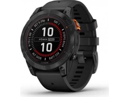 Garmin fenix7 Pro – Solar Edition, Gray / Black Band