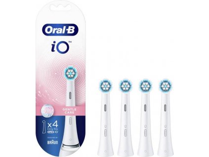 Oral-B iO Gentle Care White Náhradní hlavice, 4 ks