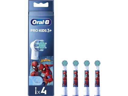 Oral-B EB 10-4 Kids Spiderman Náhradní hlavice, 4 ks