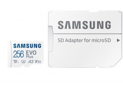 Samsung microSDXC 256GB EVO Plus + SD adaptér