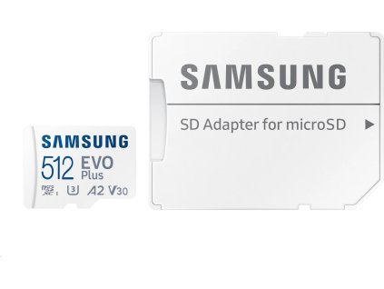 samsung microsdxc 512gb evo plus sd adapter ien520800