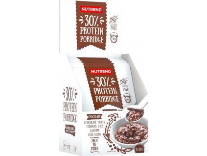 Nutrend PROTEIN PORRIDGE, 5 x 50 g, čokoláda