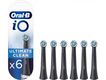 Oral-B iO Ultimate Clean Black Náhradní hlavice, 6 ks