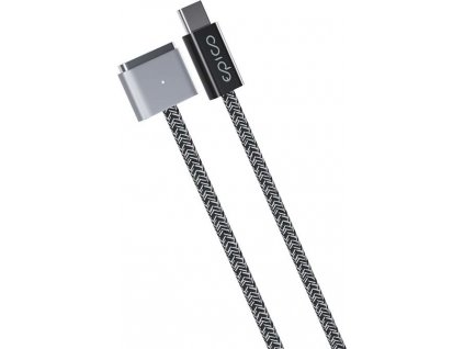 EPICO USB-C na MagSafe 3 nabíjecí kabel - vesmírně šedý