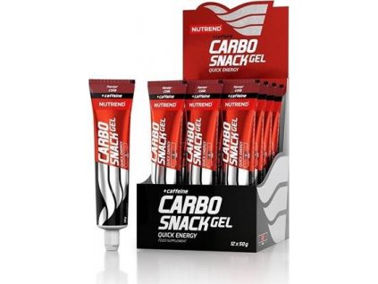 Nutrend CARBOSNACK WITH CAFFEINE tuba 50 g, cola