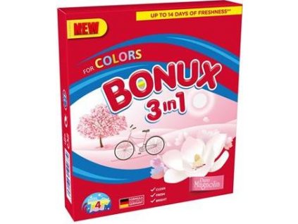 Bonux prací prášek Color Pure Magnolia 4 PD/0,3kg