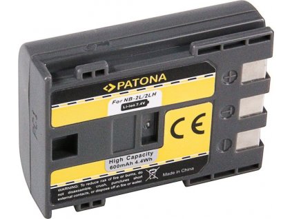 Patona PT1002 - Canon NB-2LH 600mAh Li-Ion