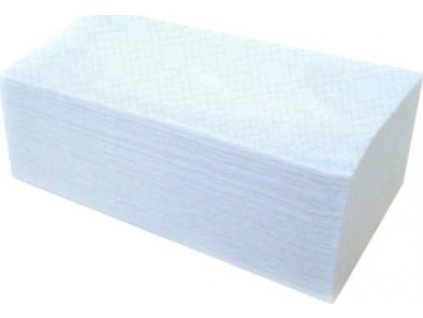 Papírové ručníky ZZ bílé 2vr. 23x25 3000ks