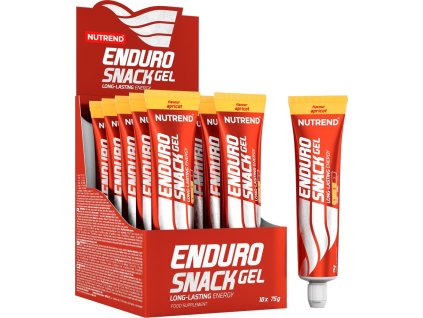 Nutrend ENDUROSNACK tuba 75g, meruňka