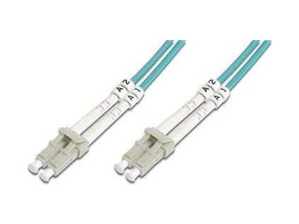 DIGITUS Fiber Optic Patch Cord, LC/LC Multimode 50/125 µ, OM3, Duplex, 5m