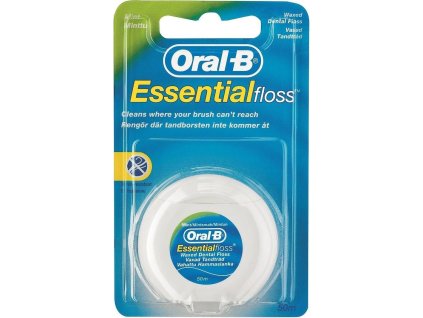 Oral-B EssentialFloss Mint Wax Dentální nit, 50 m