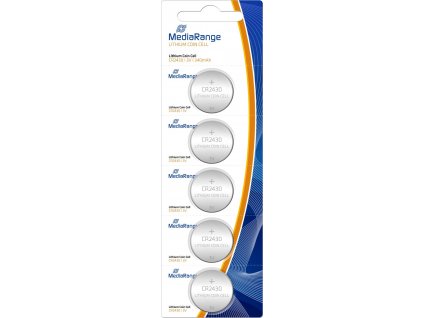 MediaRange Premium Lithium baterie CR2430, 3V, 5ks