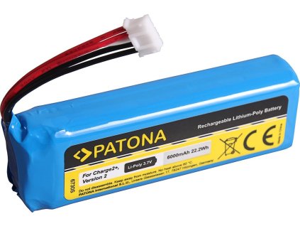 Patona PT6730 - JBL Charge 2+/Charge 3(2015) 6000mAh 3,7V Li-Pol