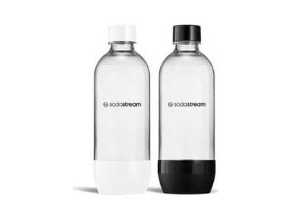 SodaStream Lahev JET 2x 1 l, bílá/černá