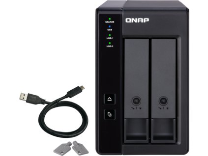 QNAP TR-002 rozšiřovací jednotka pro PC či QNAP NAS (2x SATA / 1x USB-C)