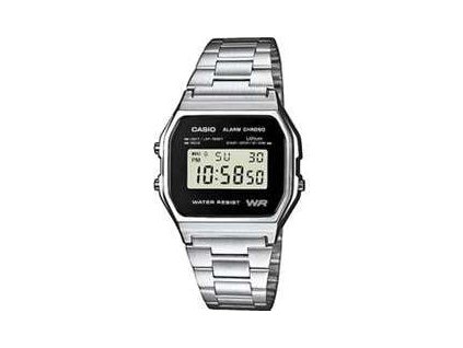 Casio A158WEA-1 Unisex náramkové hodinky