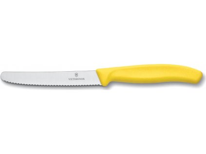 Victorinox Nůž na zeleninu vlnka, žlutá
