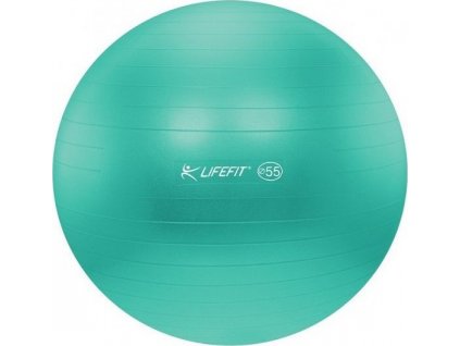 LifeFit Anti-Burst 55 cm, tyrkysový gymnastický míč