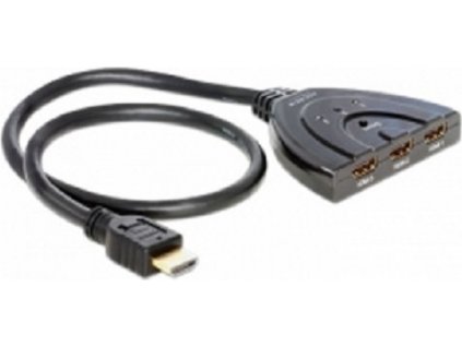 Delock HDMI 3 - 1 obousměrný Switch / Spliter (87619)