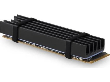 AXAGON CLR-M2L10, hliníkový chladič pro M.2 2280 SSD, 10mm