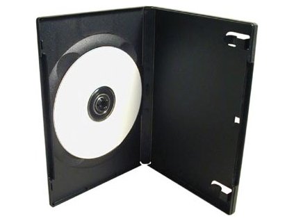Box na 1 DVD - černý