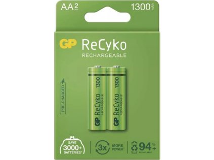 Nabíjecí baterie GP ReCyko 1300 AA (HR6), 2 ks