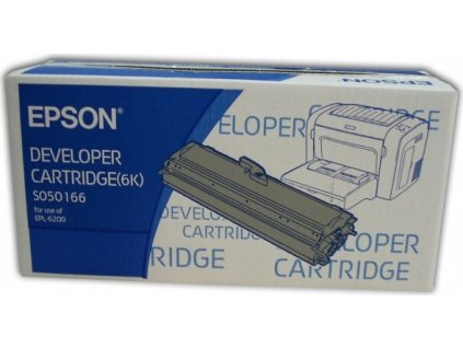 Epson S050166 Black toner (až 6000 stran) pro EPL-6200, EPL-6200N - originální