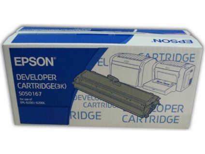Epson S050167 Black toner (až 3000 stran) EPL-6200, ELP-6200L, EPL-6200N - originální