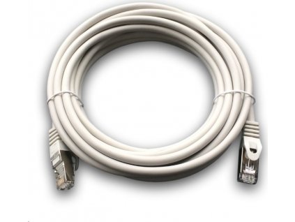 DATACOM Patch cord S/FTP CAT6A 5m šedý