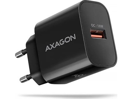 axagon acu qc18 nabijecka do site 18w 1x port usb a qc3 0 afc apple cerna ien524045