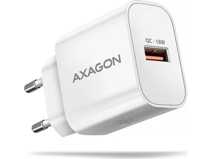 axagon acu qc18w nabijecka do site 18w 1x port usb a qc3 0 afc apple bila ien524046