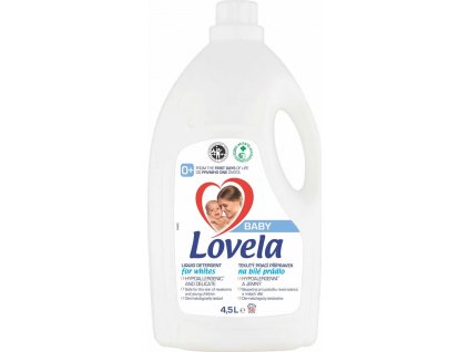 Lovela Baby tekutý prací přípravek na bílé prádlo 4,5 l / 50 pracích dávek