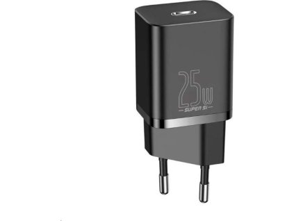 baseus super si rychlonabijecka 1c 25w eu kabel usb c usb c 3a 1m cerna ien403814