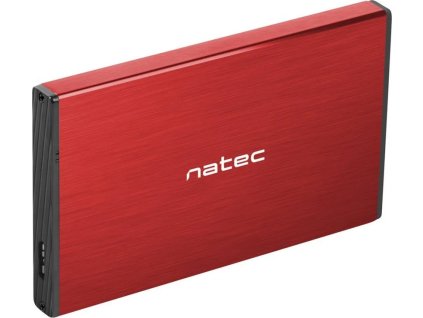 natec externi box pro hdd 2 5 usb 3 0 rhino go cerveny hlinikove telo ien423576