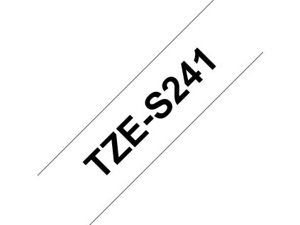 brother tze s241 bila cerna 18mm laminovana ien57593