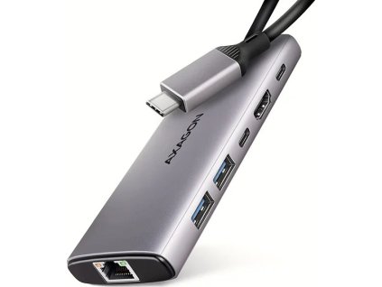 axagon hmc 6g2l usb 10gb s hub 2x usb a 1x usb c hdmi 4k 60 rj 45 pd 100w kabel usb c 15cm ien525701