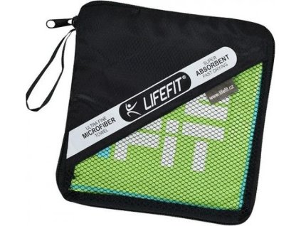 lifefit rychleschnouci rucnik z mikrovlakna 35x70cm zeleny ien305074
